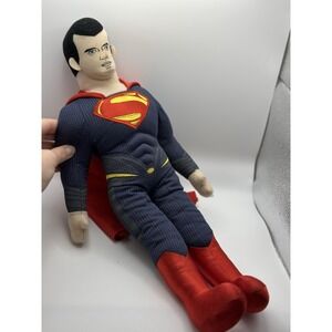 Superman Man of Steel Plush Toy Factory 17"‎ 2013 Stuffed Animal DC Doll Figure